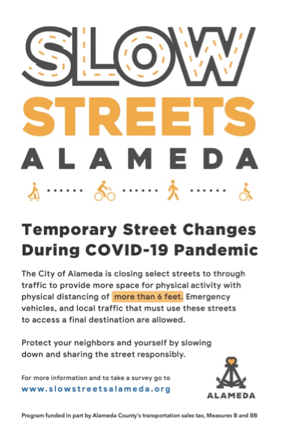 Slow Streets Alameda